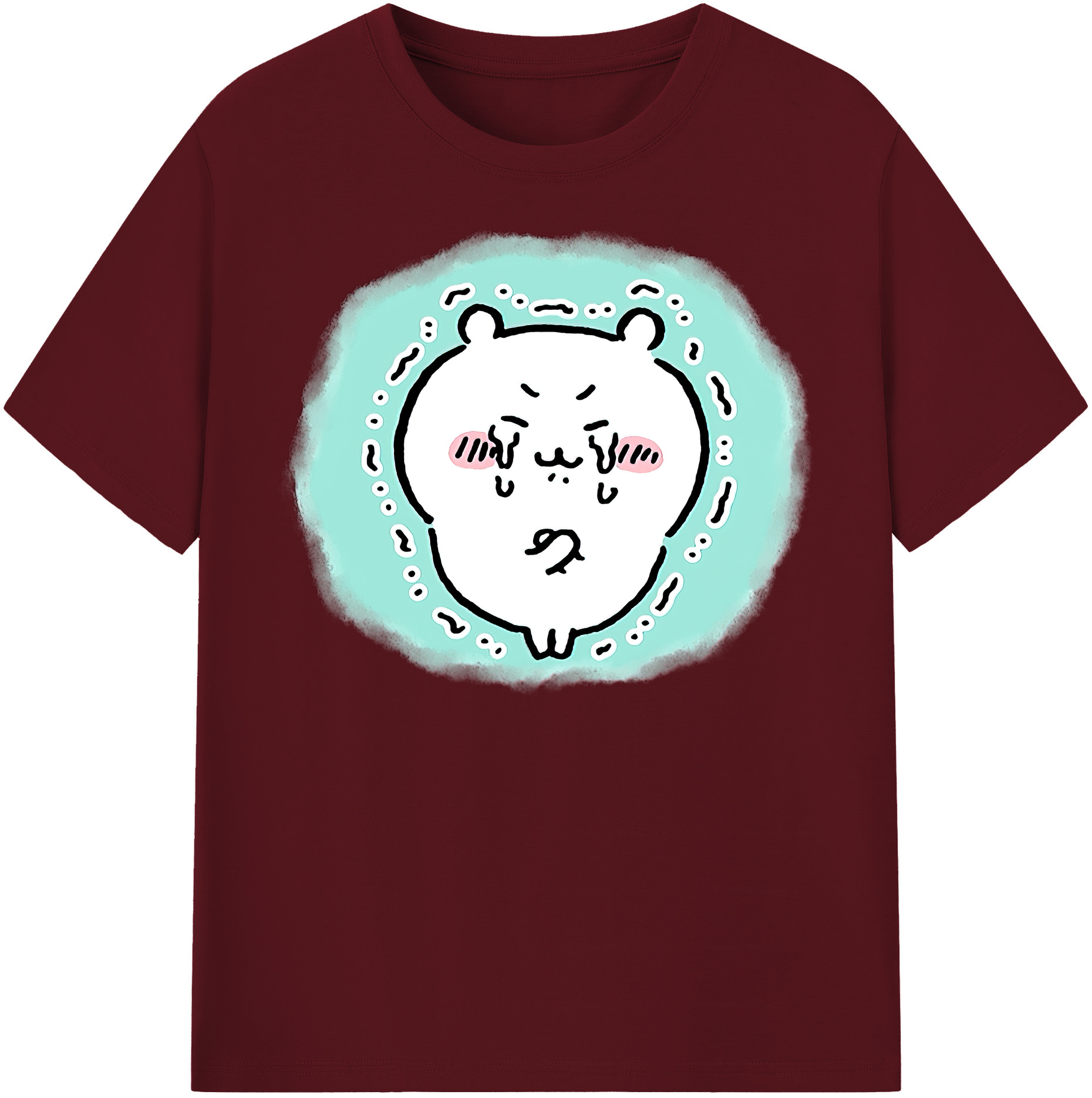 （画像用） ちいかわ ちいかわ Chii-kawa chiikawa 綿100％半袖Tシャツ（フロントプリント）